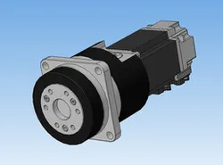 AC servomotor with planetary gearbox