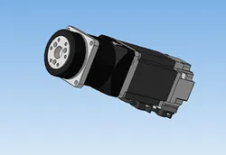 AC servomotor with planetary gearbox