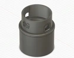 BOSCH RA1171 Dust Port Adapter 58 mm with "click and clean" hose connector