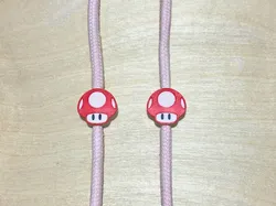 Mario Mushroom Drawstring Beads