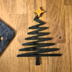 Minimalist Christmas Tree ZigZag