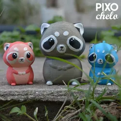 Other STL indir - Raccoon Super Adorable Cute - Pixochelo