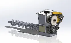 Pellet screw auger
