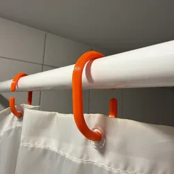 Shower curtain ring
