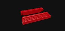 Side Brackets with Marker Holders for IKEA MÅLA Easel (Snap-On Upgrade)