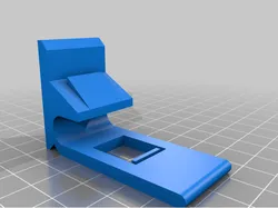 Simple parametric smartphone tripod mount (arca quick release plate remix)