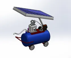 Solar Powered Tyre Inflator – Compact & Energy Efficient