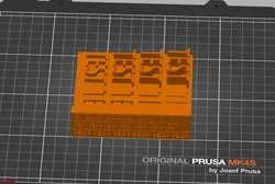 Text test for any 3D printer.With different depths.