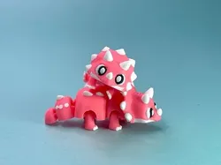 Triceratops lindo - Modelo de impresión 3D gratuito