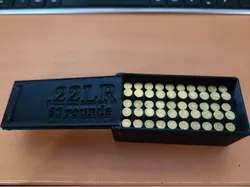 22lr ammo box - 50Rnd (Fits 50 cal ammo can)