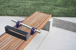 A steel A solid shaft and two bearings