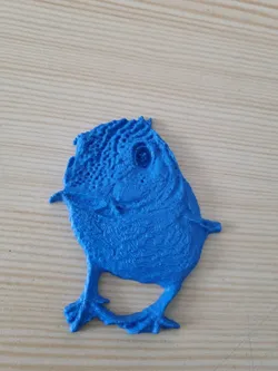 bird fish /bish 3d image