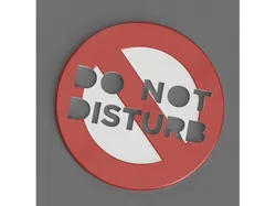 Do not disturb sign