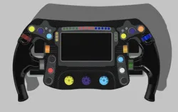 F1 steering wheel mercedes W11