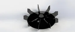 Floor pump vane