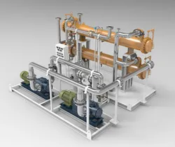 LUBRICATION OIL PLANT SHELL TYPE WITH PUMPING UNIT