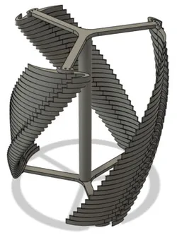 Machinable VAWT Impeller