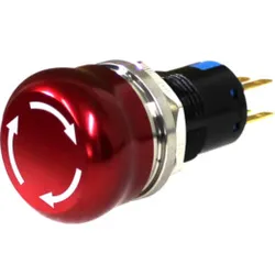 Metaltex AV16-ER2 Ø16mm - Emergency Stop Pushbutton Ø16mm