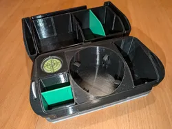 Modular Cupholder for Mercedes W447 (W205 W213 and W238) based on Gridfinity