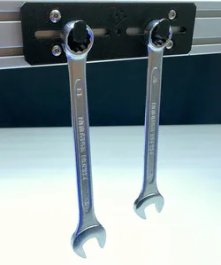 MT-SYSTEM Holder M: Universal hook plate 125mm (Universalhaken-Trägerplatte)