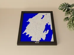 Nuuk, Greenland - 3D Miniature