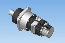 Planetary gearbox with AC servomotor