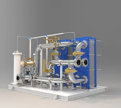 PLATE TYPE LUBRIACATION OIL PLANT
