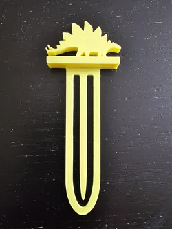 Sports & Exercise Equipment STL indir - Dinosaur Bookmarks - Stegosaurus - Print K - 01001011