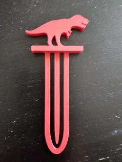 Stationery & Learning Tools STL تنزيل - Dinosaur Bookmarks  - Tyrannosaurus rex - Print K - 01001011