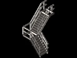 Steel Stairs with steps