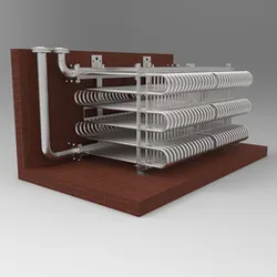 SUBMERSIBLE COOLING COIL DN100