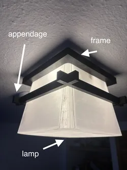 Tatami style lamp