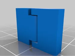 Tiny Tolerance test - Print-in-place hinge (0.5-0.1)