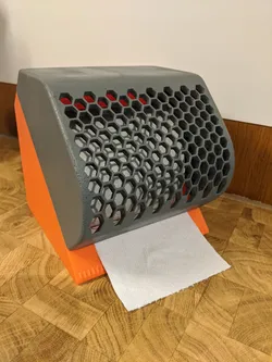 Toilet paper wall holder
