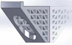 20x20 Angle bracket with M5 mounting holes