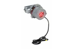 25W Explosion Proof Red LED Indicator Light- C1D1-2 - C2D1-2 - Aluminum Housing- 9-60VDC - 10' Cord