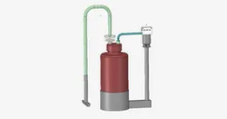 3d resin suction station