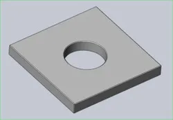 5/8" Square Washer