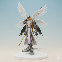 Angemon Digimon Creature Model