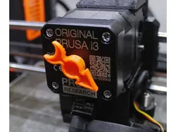 Another Super Simple NEMA (extruder) motor rotation indicator Prusa MK2(S) MK2.5 MK3 MK3s (with/without heatsink)
