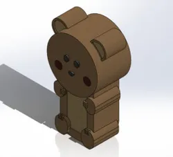 Bear Cub -  Rook Chess Piece