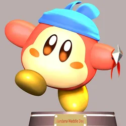 Characters & Creatures STL indir - Bandana Waddle Dee - Kirby - LoveModels