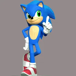 Characters & Creatures STL indir - De Sonic - LoveModels