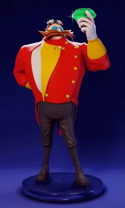 Characters & Creatures STL indir - Eggman Boom | Sonic De Egel - Gray World Corporation