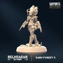 Characters & Creatures STL تنزيل - فوريست ريبر د عارية - Belksasar 3DPrint
