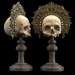deco object king skull