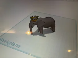 elephant with crown