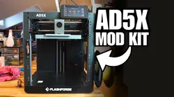 FlashForge AD5X – Spool Holder, Spool Numbers (1–4) & Poop Bin (Accessory Pack)