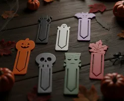 Halloween Bookmarks – Ghost, Frankenstein, Pumpkin & More