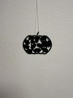 Halloween pumpkin with ghosts